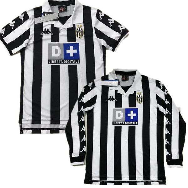 

1999 2000 ronaldo occer jer ey 2020 juve home away de ligt dybala higuain buffon cami eta futbol cami a maillot retro jer ey juventu, Black;yellow