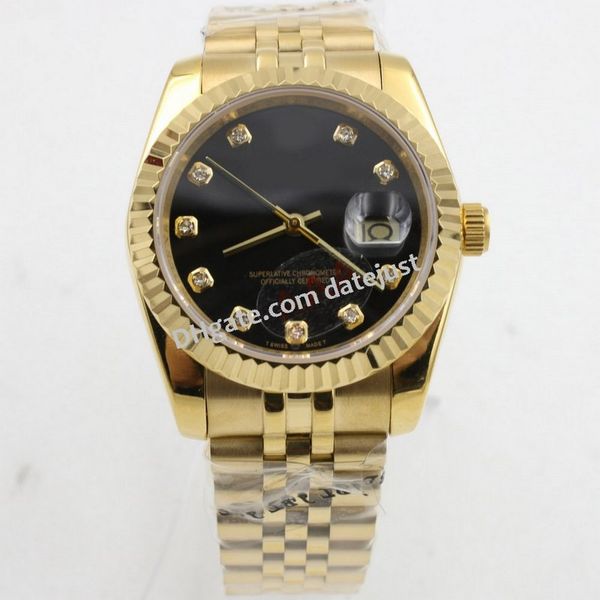 

наручные часы Rolis men 36mm DATEJUST автоматические механические часы Нет размашистого дв