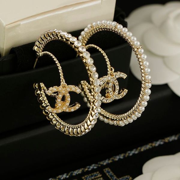 

steel thread earrings 18k gold plated stainless steel classical love gem earrings for women, White