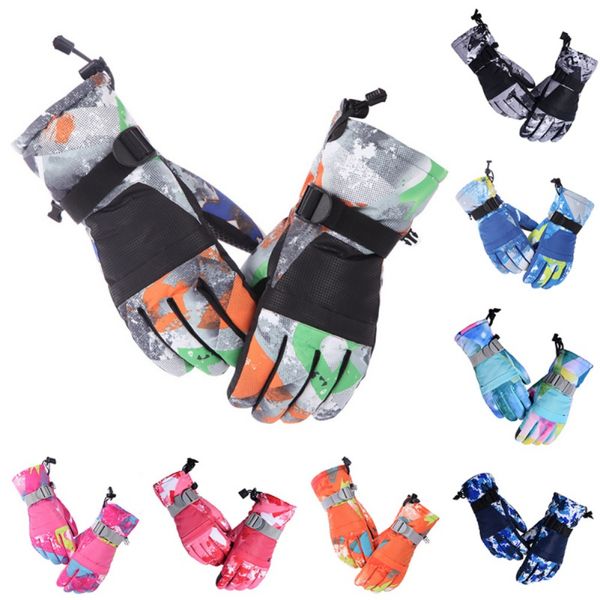 

outdoor riding windproof waterproof gloves men and women snow ski glove winter cold warm gloves touch screen