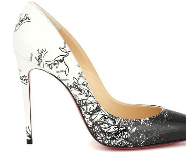 

cl 2020 christian loubutin shoes brand cl leather women's red sole heels 35-42 + box, Black