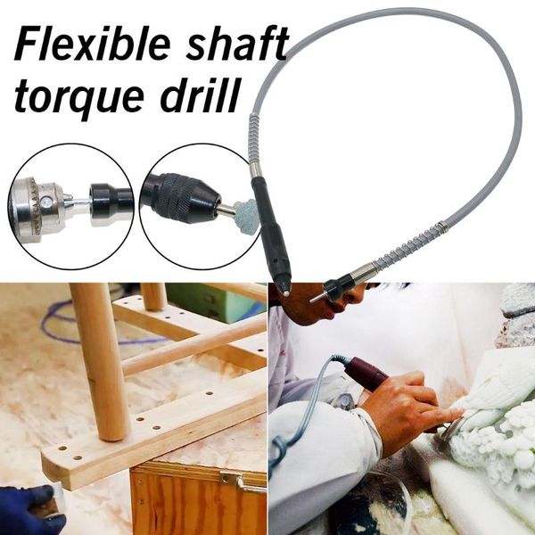 

6mm rotary angle grinder tool flexible shaft fits + 0-6.5mm handpiece for dremel style flex shaft electric drill rotary tool