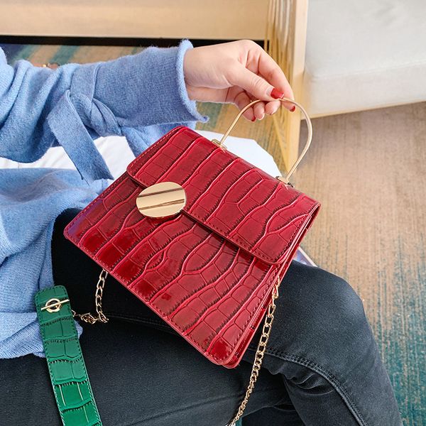 

women's bag 2020 new bride bag ring handbag fashion stone chain shoulder messenger