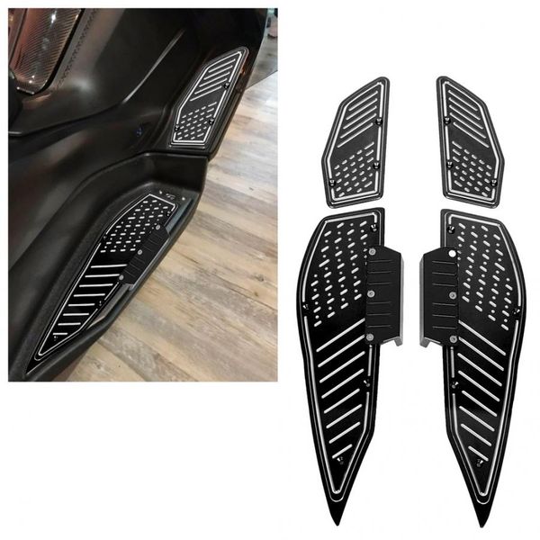 

for yamaha xmax 250 300 footrest pedal motorcycle aluminum alloy front rear footboard motorcycle accessories