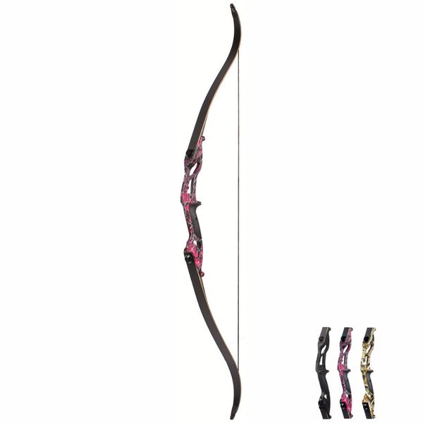 

3 color 30-50lbs f179 recurve bow 56
