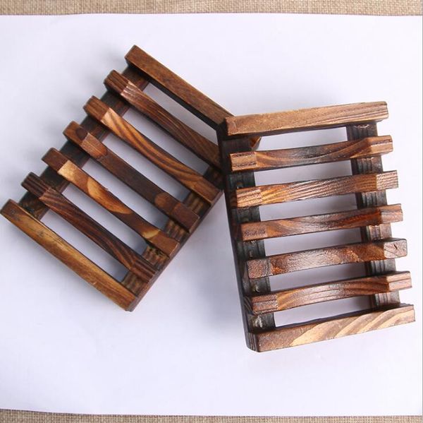 

natural wood soap holder bathroom soap dishes shower storage support multi-purpose kitchen sponge rag container shelf lxl563-1