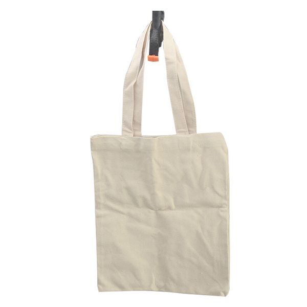 

shopping men women natural casual student folding canvas large capacity eco friendly home solid shopping bag anti tear fashion