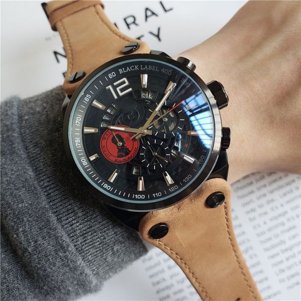 

TAG 2019 watch Run seconds quartz movement diameter 44mm Wristwatch man Watch Luxury waterproof stopwatch chronograph Wristwatches