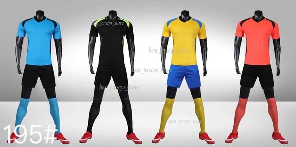 

Football Suit Men's Suit Printed Football Training Suit Short-sleeved Coat Short-sleeved Coat + Short Pants for Summer Matches 195