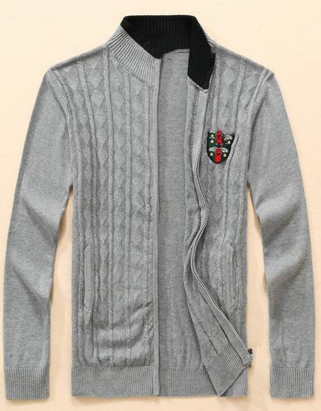 

trends mens designer new fashion wild man pure cotton sweater casually comfort boutique men quality sweater, White;black