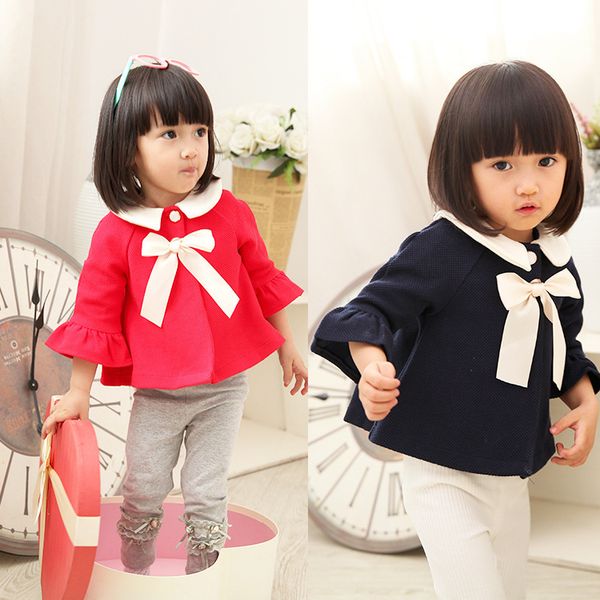 

2017 весной и осенью новый стиль младенца младенца девушки способа милый ребенок кардиган куртки пальто красивый плащ пальто верхняя одежда, Blue;gray