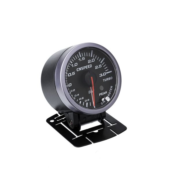 

2.5-inch (60 mm) car modified instrument zeng ya biao 0-3bar turbine zeng ya biao black face
