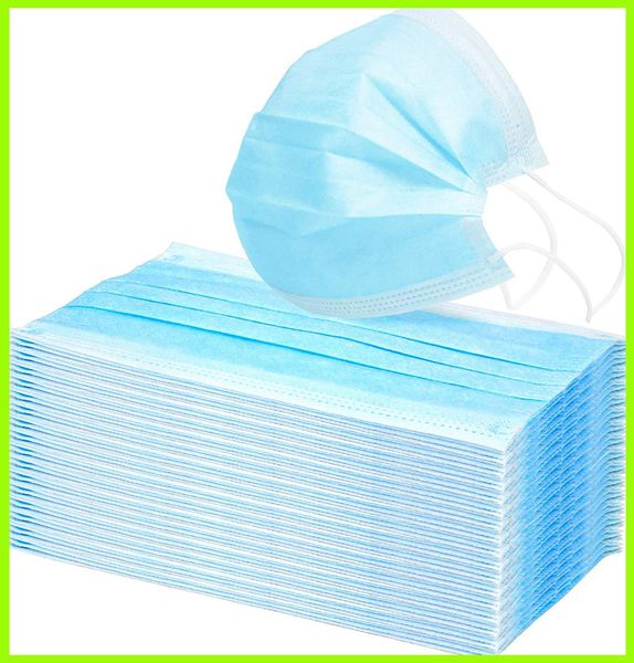 

купить трехслойная одноразовая маска антипылевой туман рот муфельные маски антибактериальные маски для лица дышащая крышка рта maschere высо