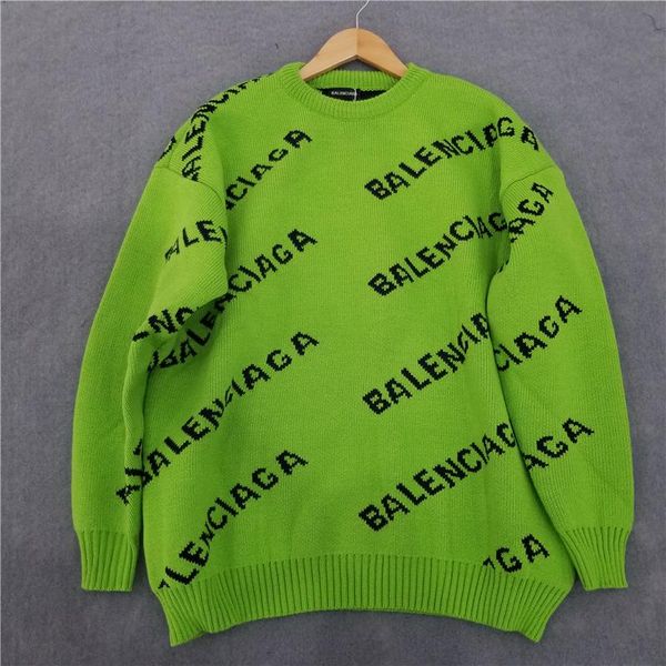 

new arrival multicolir pullover sweater luxury wool sweater for men and women sweatshirts s-2xl b104812w, White