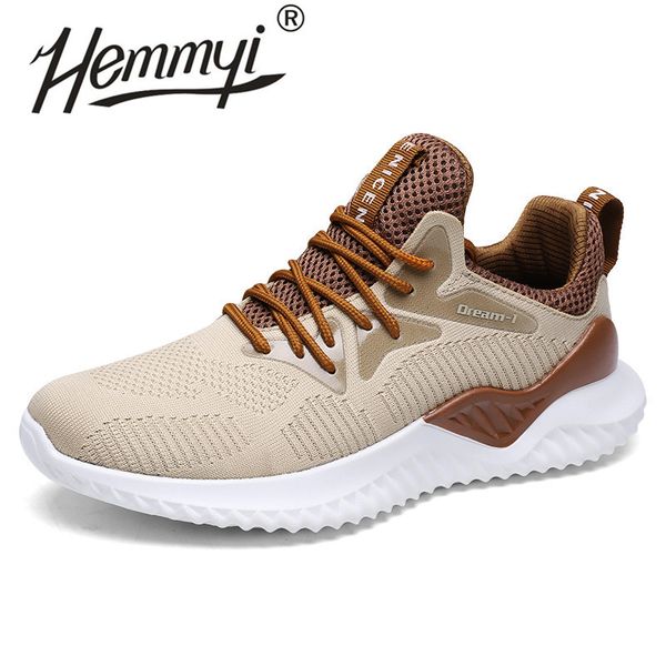 

hemmyi mens casual shoes autumn breathable light sneakers footwear fashion white big size 39-46 zapatillas krasovki men trainers, Black