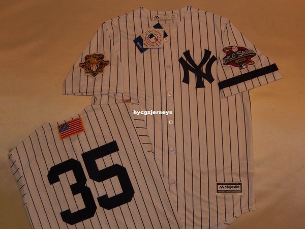 

baseball ny #35 mike mussina 2001 shirt jersey white mens stitched jerseys big and tall size xs-6xl for sale, Black;blue