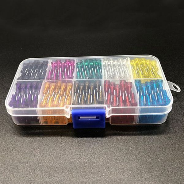 

car accessory auto replacement parts 120 pcs high-quality professional assorted car truck standard fuses