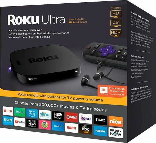 

Roku ultra 4k hd media treaming player device 2017 edition 4660r