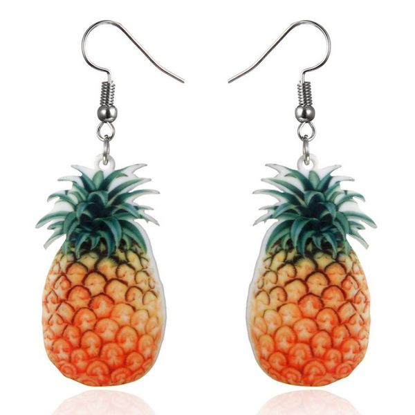 

fashion fruit shaped earrings lovely fruit apple watermelon strawberry kiwi tomatoes orange earring for woman and girl ing, Silver
