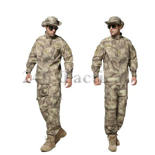 

us army desert tactical camouflage combat uniform camo bdu men clothing set outdoor hunting suits s-xxxl