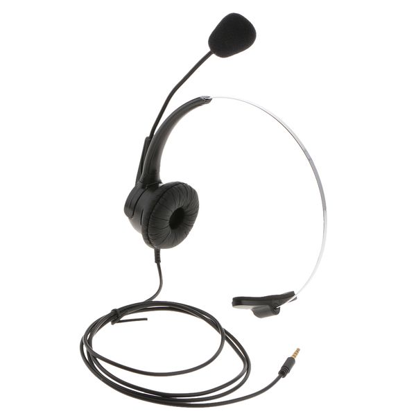 

3.5mm monaural headset with mic for internet calls / voip communications