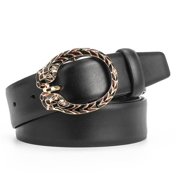 

stylish cowhide designer belt for man woman belt fashion mens womens needle buckle belts highly quality cowhide 4 colors optional, Black;brown