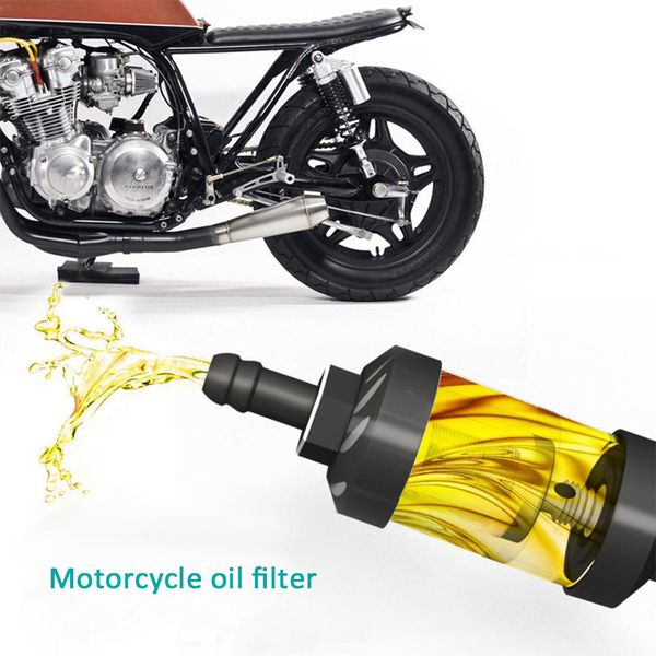 

retro motorcycle modification parts metal oil fuel filter detachable transparent glass fuel filter
