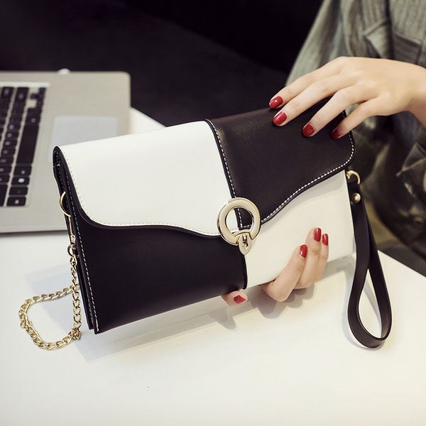 

new envelope bag shoulder messenger bag personality fashion wild temperament clutch female