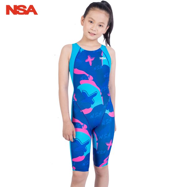 

2019 children's swimsuit for girls competitive training one piece swimwear female professional girl swimsuit kids swimming suit