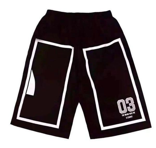 

20ss мужские шорты пляж роскошные летние короткие брюки тренажерный зал письма печатные модельер длина до колен активная одежда одежда высок, Black