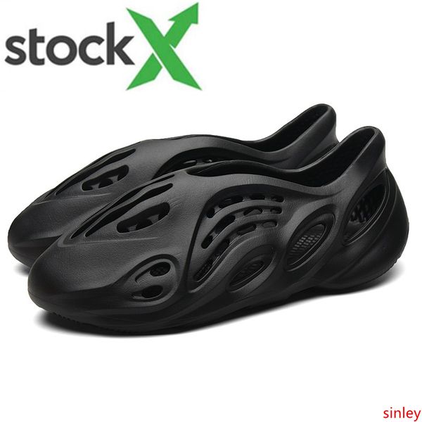 

new arrival kanye foam runner designer sandals for men women triple black red white beige mens casual slip on sandal fashion shoes