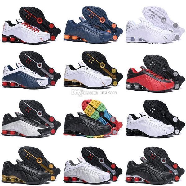 

2019 new r4 running shoes for men zapatillas hombre breathable leather mens trainers designer athletic sneakers size 40-46