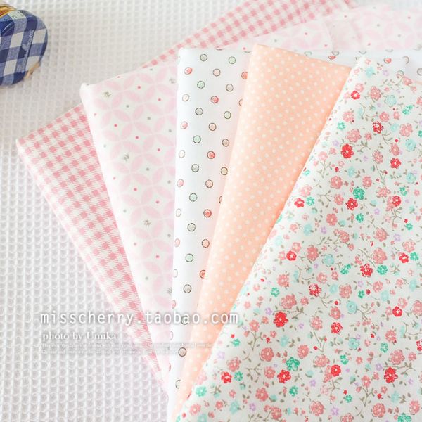 

160x50cm coral pink colour system basics shivering point bar pure cotton twill clothing cloth manual lining ing, Black;white