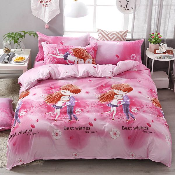 Hot Sale Customizable Duvet Cover Set Single Double King Size 2