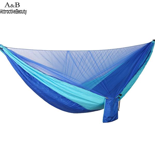 

durable practical solid casual automatic opening mosquito hammock set