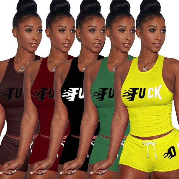 

women plus size tracksuits summer 2 piece set sleeveless t-shirt shorts solid color sports suit scoop neck outfits s-3xl jogging suit 3120, Gray