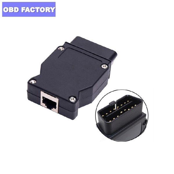 

2020 obd2 16pin connector plug obd obdii adapter for enet ethernet to obdll 16pin connector plug for cars ing