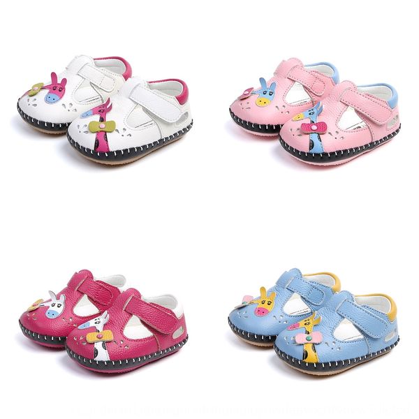 

lala pig baby princess soft bottom sandals baby girl 0-6-12-12-year-old won't fall off before sandals shoe shoes and shoes walking, Black;red