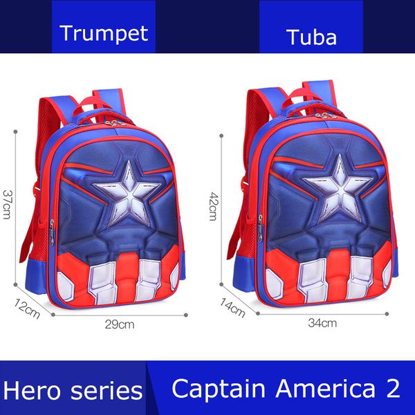 

2019 new the series bag 3d stereo hard shell bag large capacity children's shoulder birthday gift shoulder