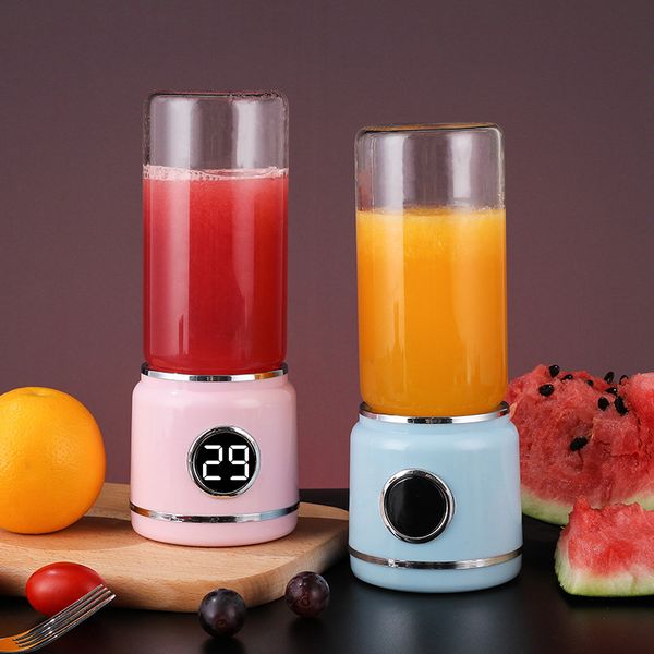 

new style 6 leaf usb electric charging juicer machine home portable mini soybean milk blender electric fruit juicer machine