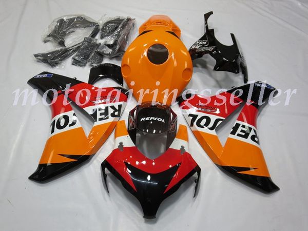 

oem quality new abs full fairings kits fit for honda cbr1000rr (2008 2009 2010 2011) cbr1000rr 08 09 10 11 bodywork set black red and white