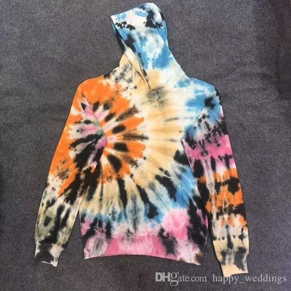 

2019 travis scott astroworld x dsm ny screamer women men hoodies aack airbrushed tie dyeing sweatshirts mens pullover, Black