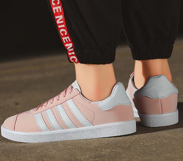 

classic superstar gazelle casual shoes suede flat sneakers outdoor lightweight men women zapatillas walking shoes big eur 36-45 fast, Black