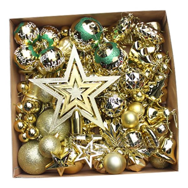 

christmas ball ornament assorted styles red blue golden christmas hanging home party wedding tree ornament