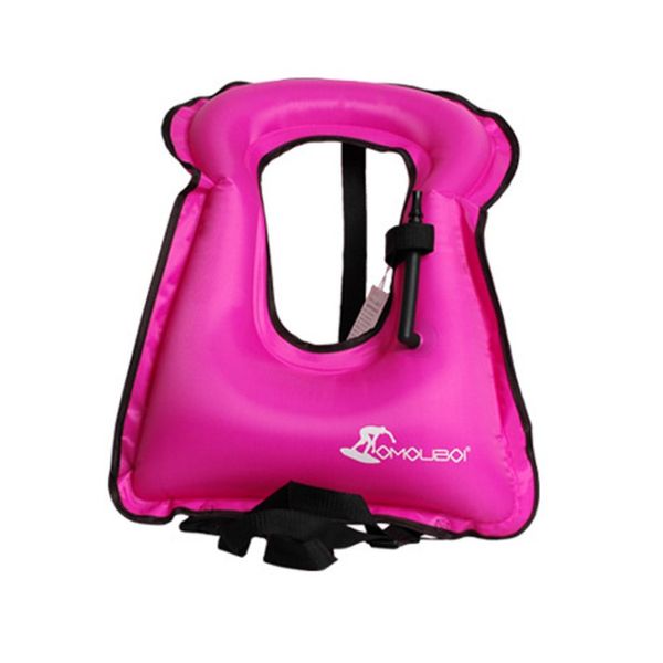 

child portable inflatable canvas life jacket dive snorkel diving surf surf fishing nautical insurance