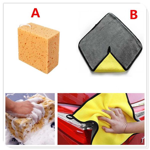 

car auto vehicle washing sponge tools block cleaning drying towel cloth for kia soul for te5 cadenza telluride pro venga