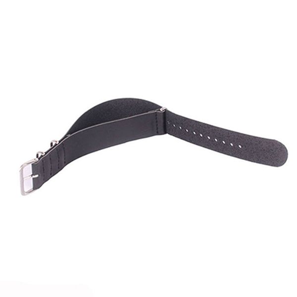 

men fashion faux leather pin buckle wrist watch strap watchband 18/20/22/24mm, Black;brown