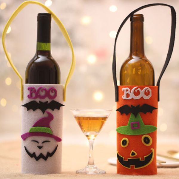 

halloween beer wine bottle gift bag evening party feastival ornaments decoration