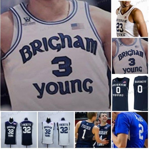

ncaa custom byu cougars hardnett rylan bergersen 23 yoeli childs 30 tj haws 32 jimmer fredette zac seljaas nick emery maughan jerseys, Black