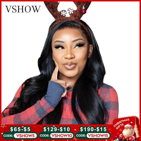 

peruvian straight lace front wigs pre plucked vshow 150% density remy 13*4/13*6 lace front human hair wigs 360 frontal wig, Black;brown
